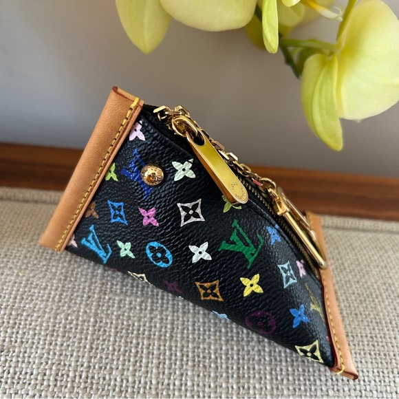 Louis Vuitton x Murakami Berlingo Noir Coin Purse, MINT Condition - Picture 6 of 11